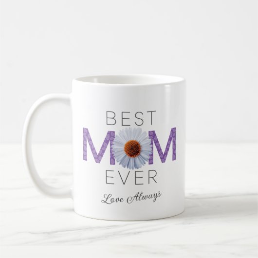 Mug Meilleure maman jamais avec l'impression d'image m (Gauche)