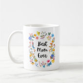 Mug Meilleure maman Jamais Boho Fleur sauvage fête des (Gauche)