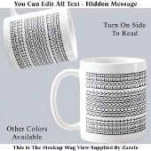 Mug Meilleure maman jamais caché Message 141BW Nouveau