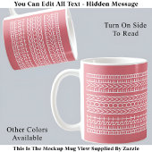 Mug Meilleure maman jamais caché Message 141WP nouveau