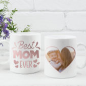 Mug Meilleure maman Jamais Coeur Photo