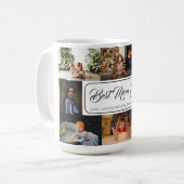 Mug Meilleure maman Jamais Custom Photo Collage Modern (Devant gauche)