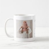 Mug Meilleure maman jamais | Deux photos et Rose Gold  (Gauche)