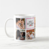 Mug Meilleure maman jamais famille souvenirs photo col (Gauche)