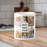 Mug Meilleure maman jamais - Fête des mères Collage ph<br><div class="desc">Célébrez votre mère avec la "Meilleure maman jamais" Mère's Day Photo Collage Coffee Mug. Cette tasse personnalisée présente un collage magnifiquement arrangé de photos chères, capturant des moments et des souvenirs spéciaux. Le message chaleureux "Best Mom Ever" ajoute une touche d'amour. Fabriqué en céramique de haute qualité, il est à...</div>