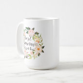 Mug Meilleure maman jamais, fête des mères, couronne f (Devant gauche)