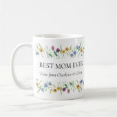 Mug Meilleure Maman Jamais Fleur de Florale  (Gauche)