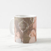 Mug Meilleure maman Jamais Fleur sauvage Photo Collage (Devant gauche)