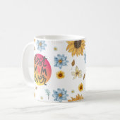 Mug Meilleure maman jamais Fleur sauvage Photo Fête de (Devant gauche)