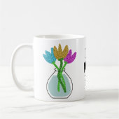 Mug Meilleure maman jamais florale (Gauche)