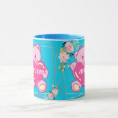 Mug Meilleure maman Jamais Floride Pink Teddy Bear Flo (Centre)