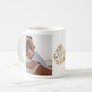 Mug Meilleure Maman Jamais Gold Letter Photo Collage m