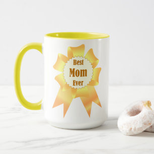 Mug Meilleure maman jamais Golden Lauréat du prix ruba