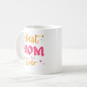 Mug Meilleure maman jamais imprimer Musique blanche mo (Devant gauche)