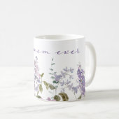 Mug Meilleure maman jamais | Jolie Fleurs Lilac Violet (Devant droit)
