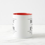 Mug Meilleure maman jamais mère mère cadeau (Centre)