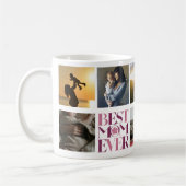 Mug Meilleure maman jamais mère photo Collage rose mig (Gauche)