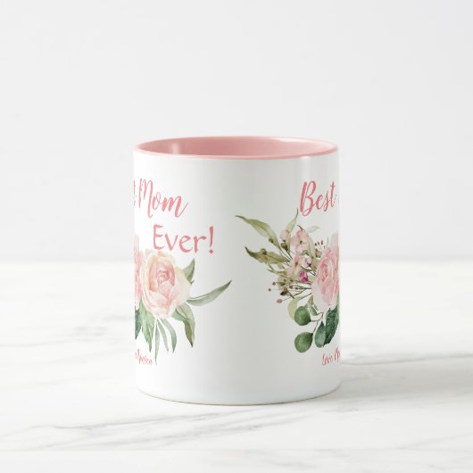 Mug Meilleure maman jamais mignonne mère jour personna (Centre)