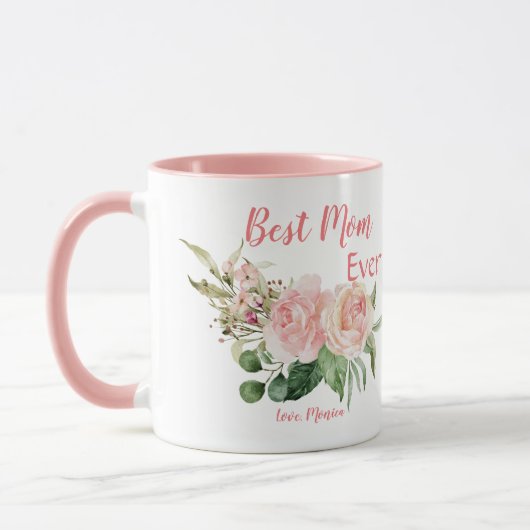 Mug Meilleure maman jamais mignonne mère jour personna (Gauche)