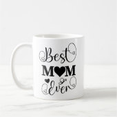 Mug Meilleure maman Jamais mignonne Typographie Script (Gauche)