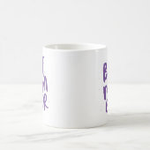 Mug Meilleure maman jamais moderne jour de mère violet (Centre)
