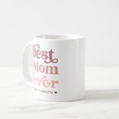 Mug Meilleure maman Jamais Moderne Maman Enfants Noms  (Devant gauche)