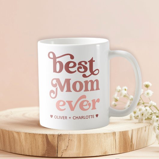 Mug Meilleure maman Jamais Moderne Maman Enfants Noms 