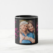 Mug Meilleure maman Jamais moderne Photo noire Fête de (Centre)