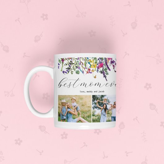 Mug Meilleure maman jamais moderne quatre photo