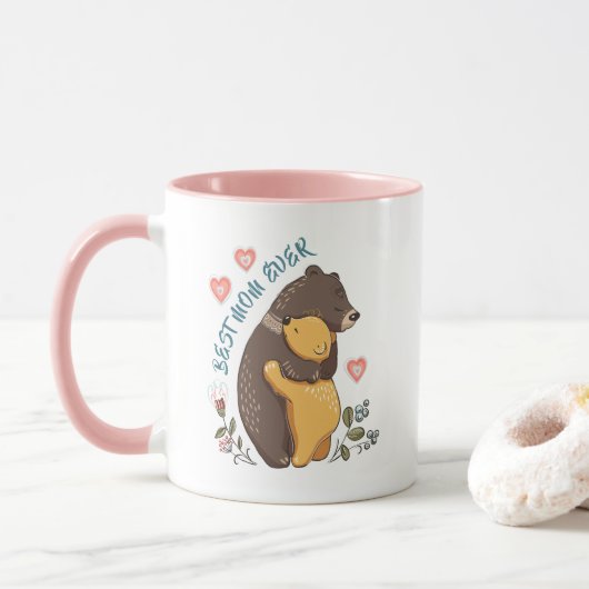 Mug Meilleure maman jamais Mug, cadeau de jour pour ma (Avec donut)