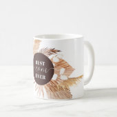 Mug Meilleure Maman Jamais Pampas Gris Script Fête des (Devant droit)