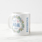 Mug Meilleure maman jamais personnalisable nom et phot (Devant gauche)