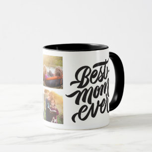 Mug Meilleure Maman Jamais Personnalisée 6 Photo Coll