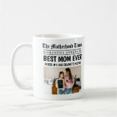 Mug Meilleure Maman Jamais Personnalisée Photo Journal (Gauche)