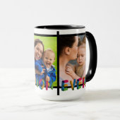 Mug Meilleure maman Jamais Photo Collage Personnalisé  (Devant droit)