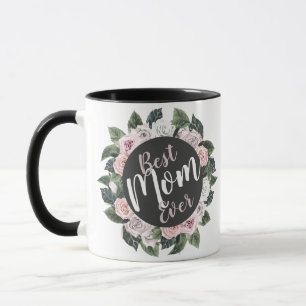 Mug Meilleure maman jamais photo florale
