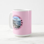 Mug Meilleure maman jamais ronde photo de l'océan Atla (Devant gauche)