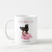 Mug Meilleure maman jamais rose blanc (Gauche)