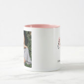 Mug Meilleure Maman Jamais Rose Coeur Script mignon Me (Centre)