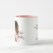 Mug Meilleure Maman Jamais Rose Coeur Script mignon Me (Centre)