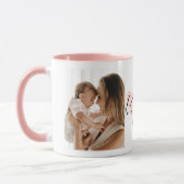 Mug Meilleure Maman Jamais Rose Coeur Script mignon Me (Gauche)
