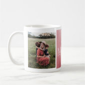 Mug Meilleure maman jamais rose Fhuile Personnalisé Mu (Gauche)