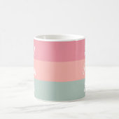 Mug Meilleure maman jamais rose Peach Turquoise Script (Centre)
