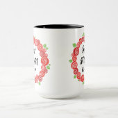 Mug Meilleure maman jamais roses rouges wath printemps (Centre)