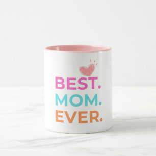 Mug Meilleure Maman Jamais Scribblé Coeur Fête des mèr