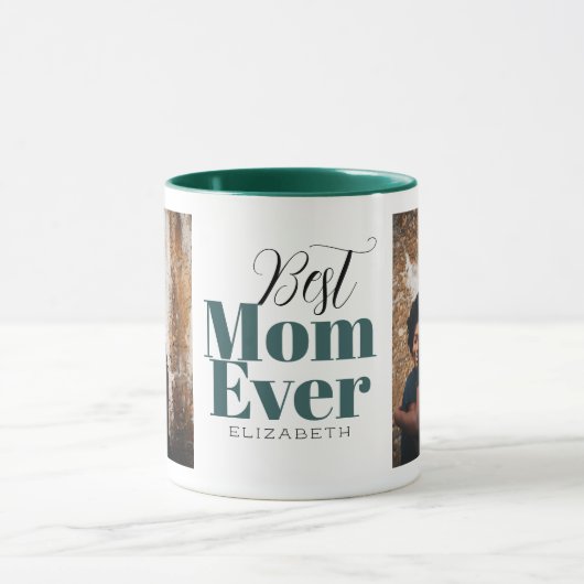Mug Meilleure maman jamais typographie Customisée (Centre)