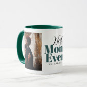 Mug Meilleure maman jamais typographie Customisée (Devant gauche)