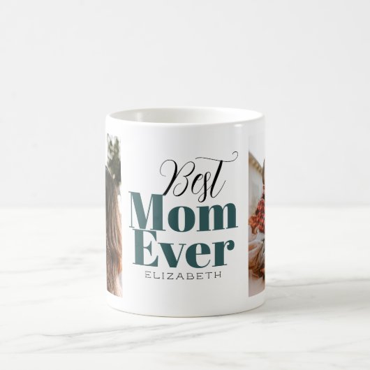 Mug Meilleure maman jamais typographie Customisée (Centre)
