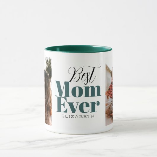 Mug Meilleure maman jamais typographie Customisée (Centre)