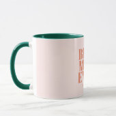 Mug Meilleure maman jamais typographie Customisée (Gauche)